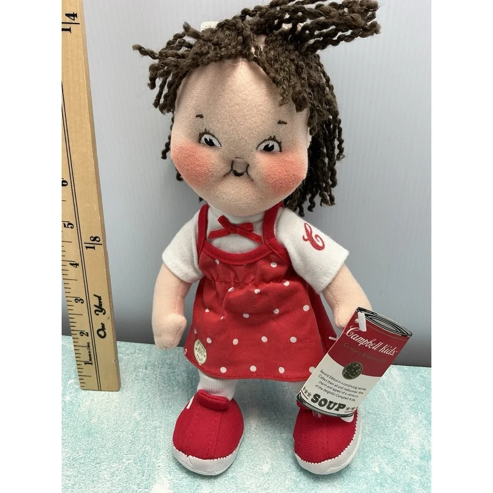 NWT Campbell Soup Collectible Plush Kids Doll Girl Century Edition 100 Years 9